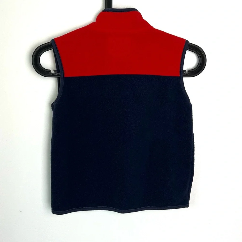 Janie and Jack Red Fleece Jacket Little Boy 3-4‎ y